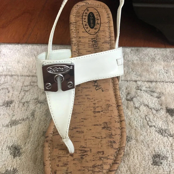 Dr Scholls White Wedges - Picture 2 of 8